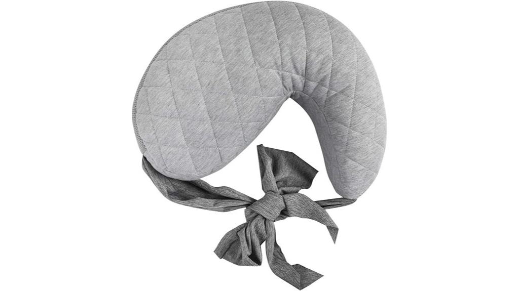portable nursing pillow with belt