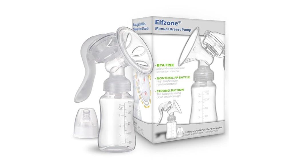 portable silicone breast pump