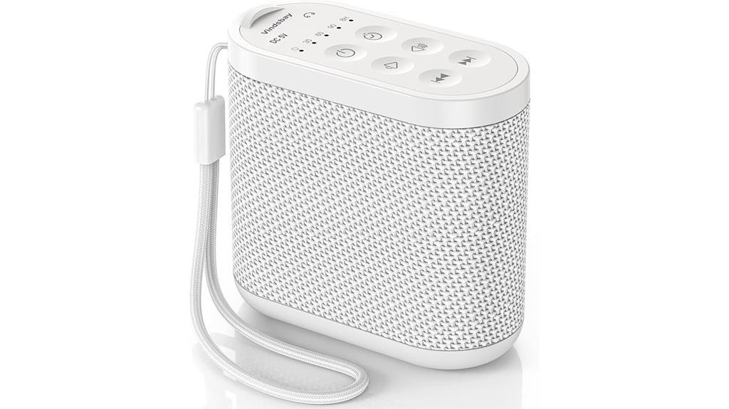 portable sound machine with rechargeable battery
