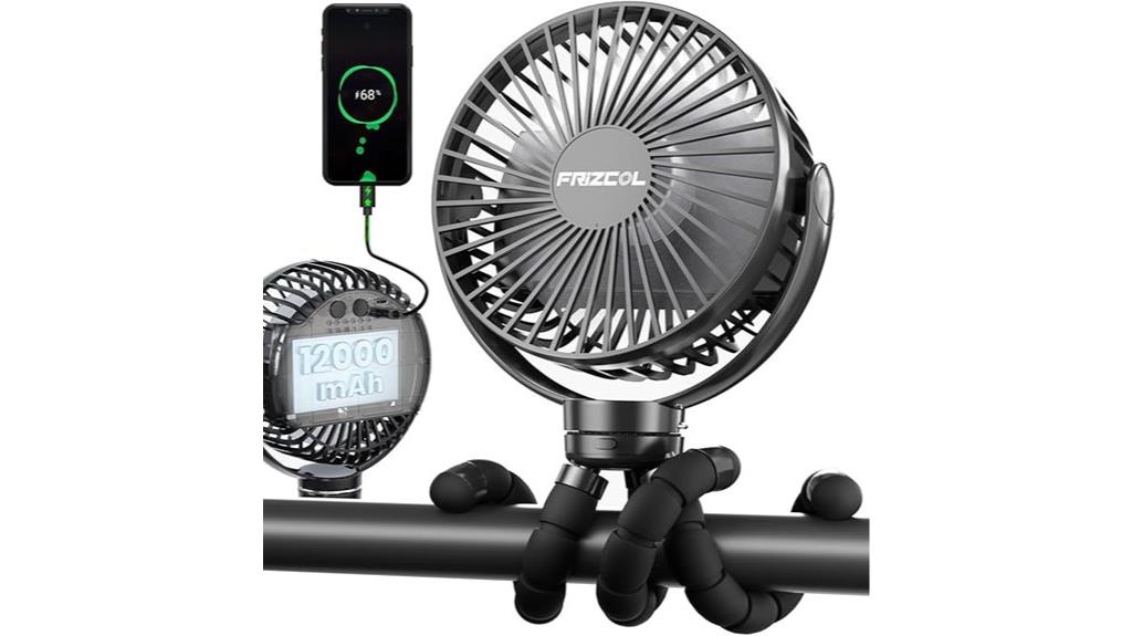 portable stroller fan