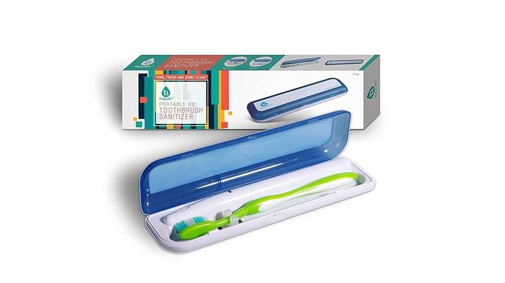 portable uv toothbrush sanitizer