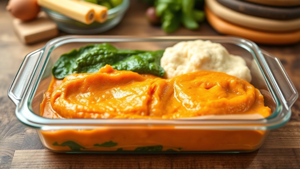 pre portion and store purees