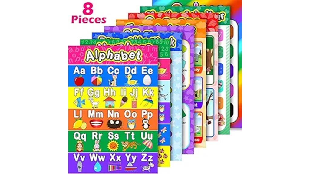preschool learning poster design