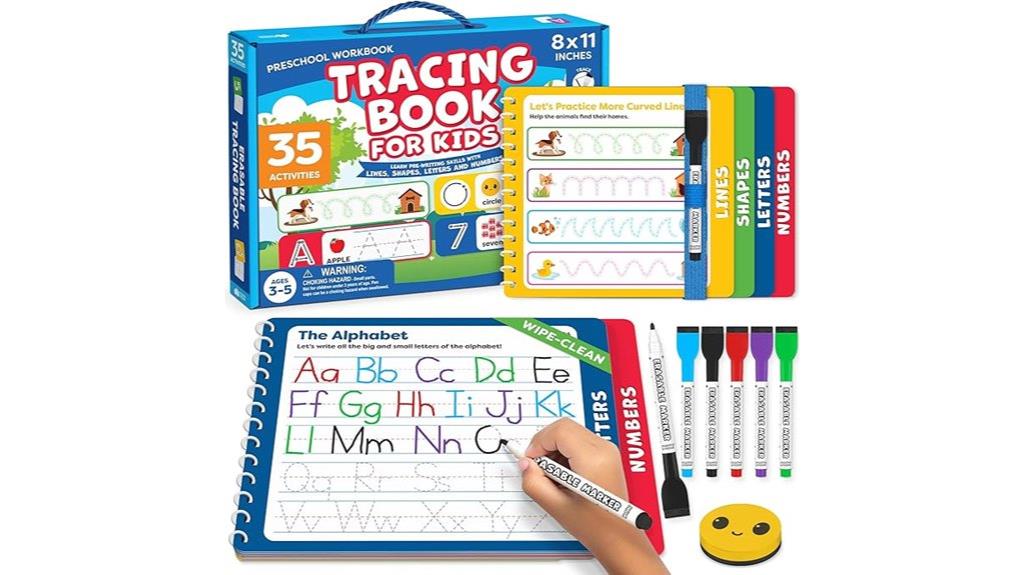 preschool tracing activity books