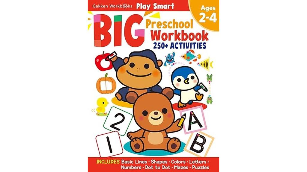 preschool workbook with activities