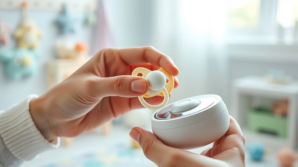 proper pacifier cleaning and storage