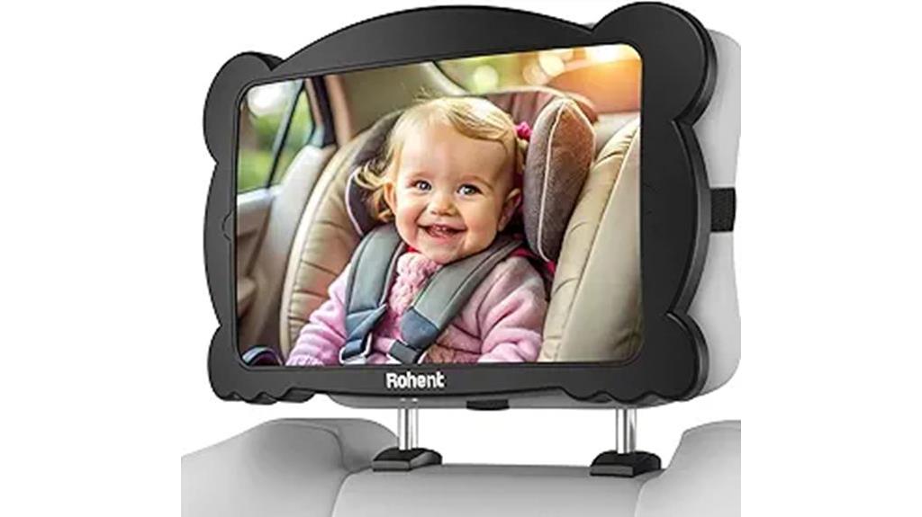 rear facing baby car mirror