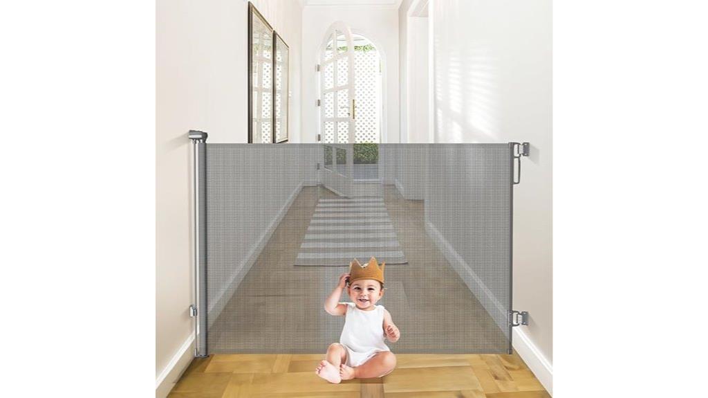 retractable baby gate safety