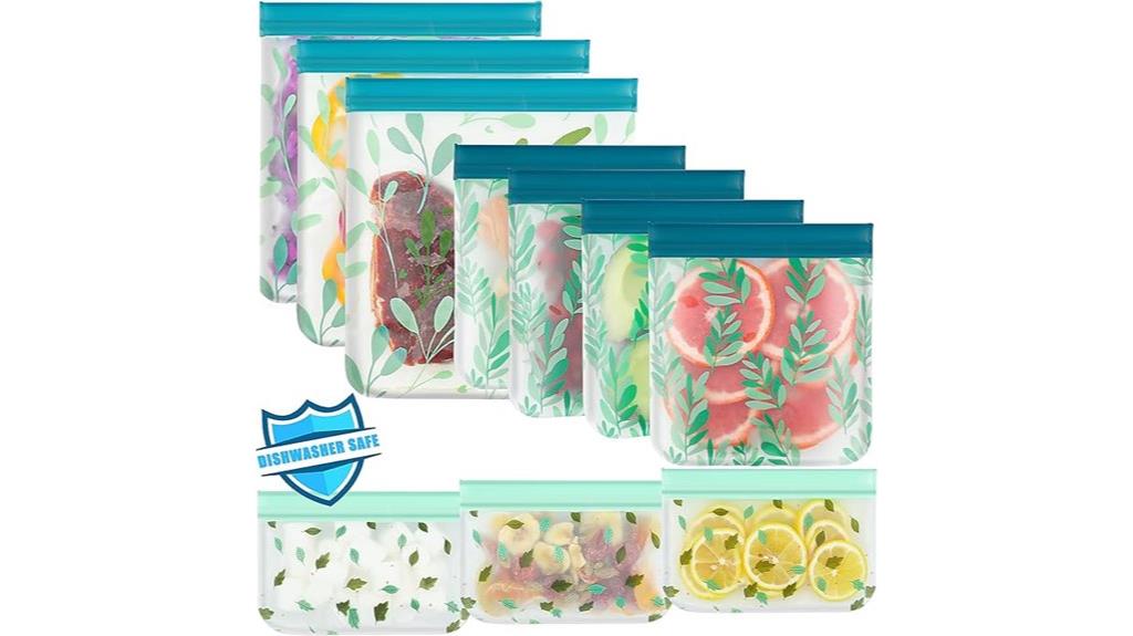 reusable peva food storage