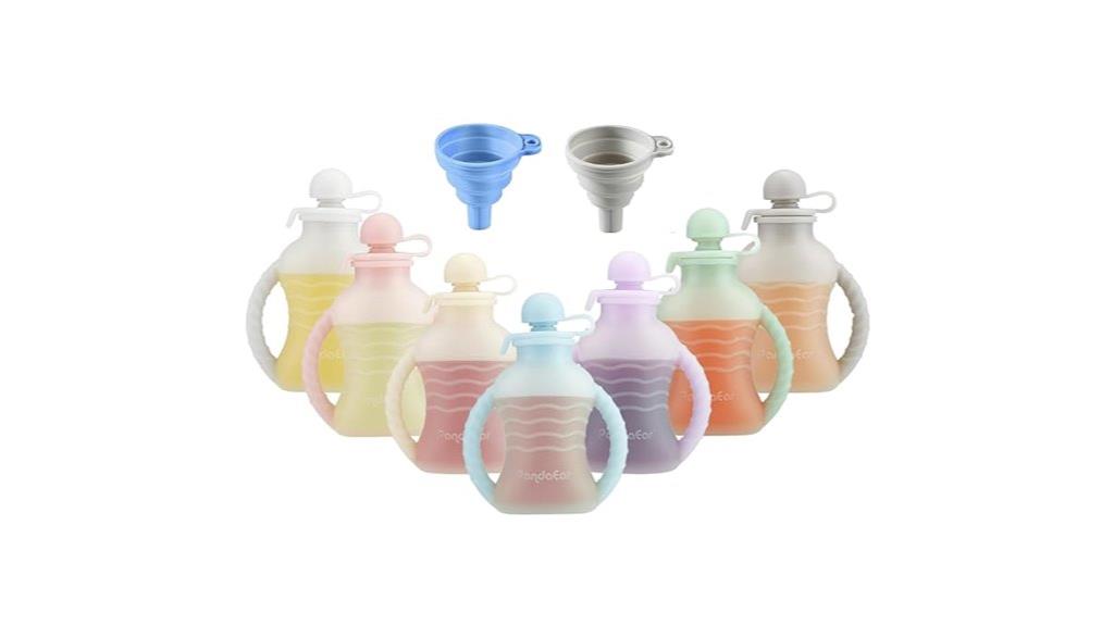 reusable silicone baby pouches