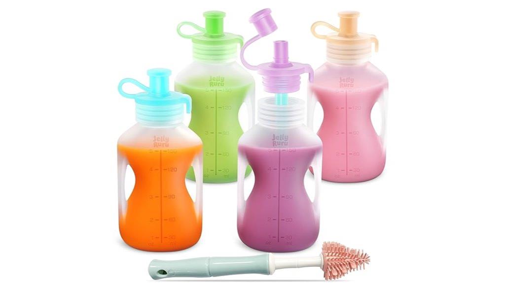 reusable silicone baby pouches