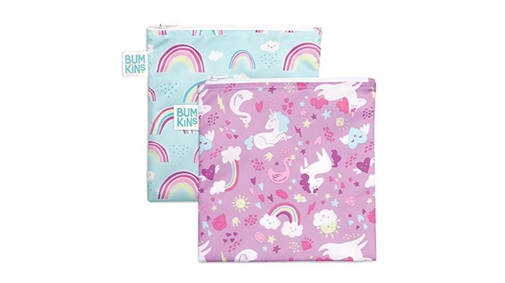 reusable snack bag set