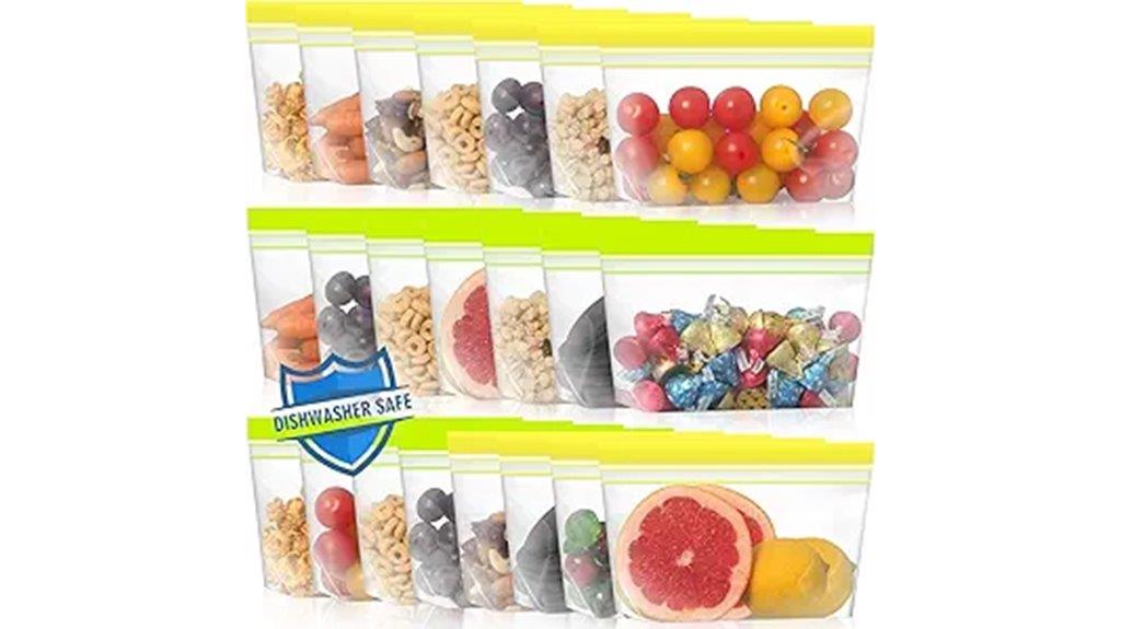 reusable snack bag set