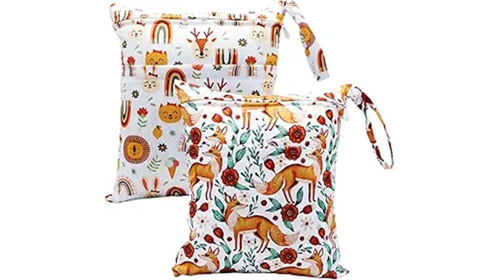 reusable waterproof diaper bags
