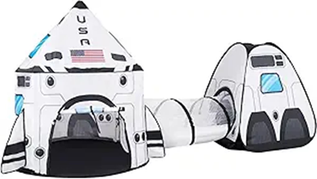 rocket ship play tent