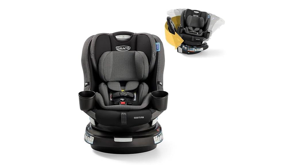 rotating convertible car seat