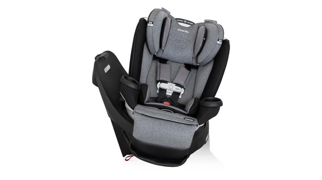 rotating extendable car seat