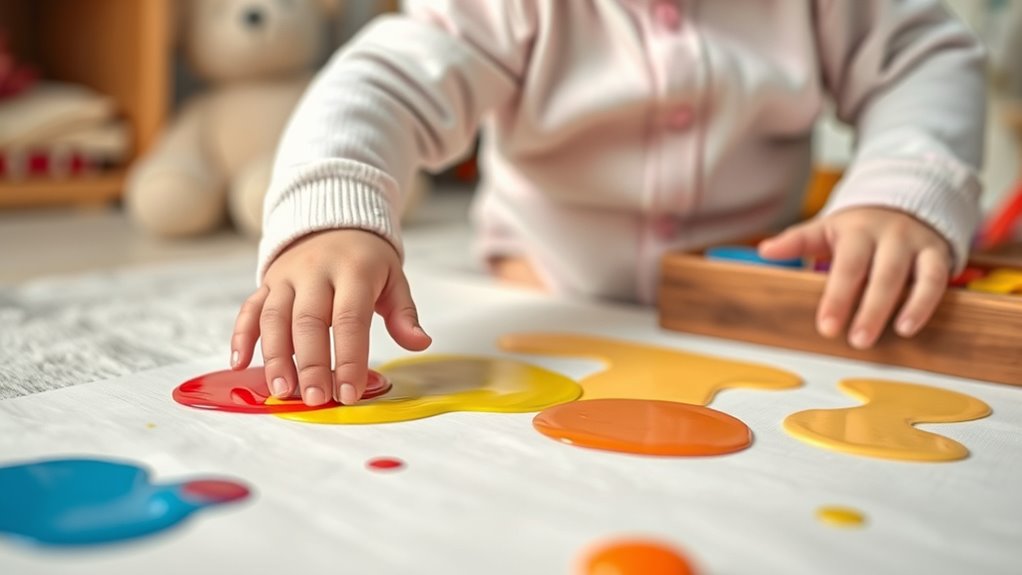 safe baby art activities