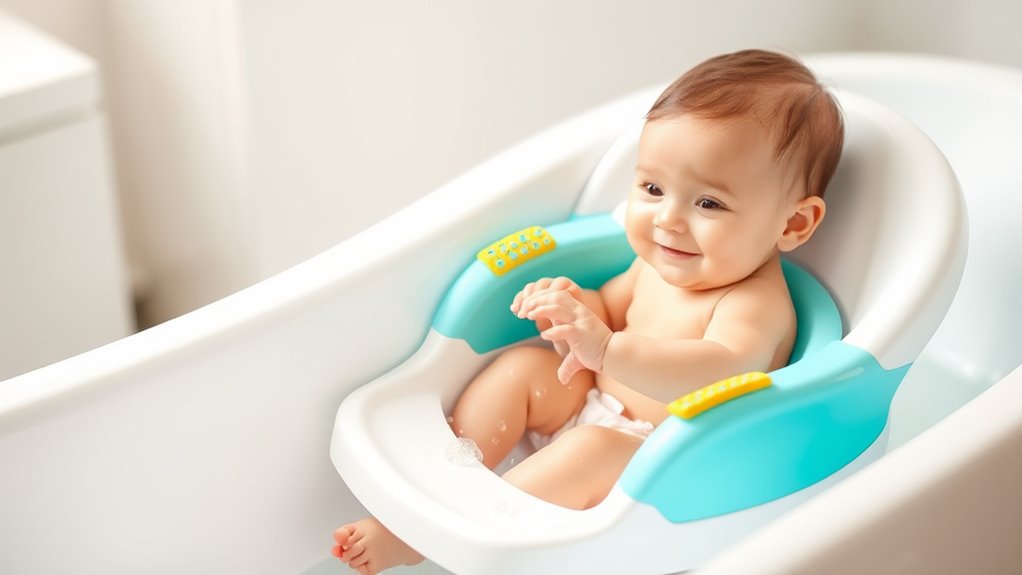 safe comfortable baby bath seats