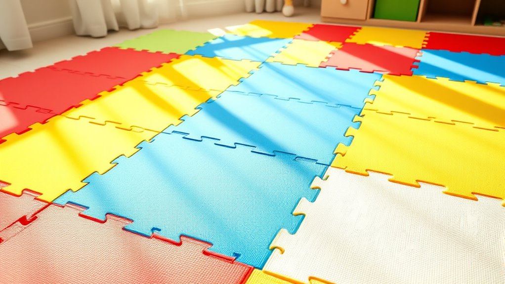 safe cushioned customizable mats