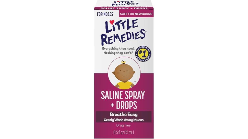 safe newborn saline spray