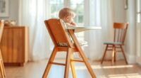 safe proper high chair setup