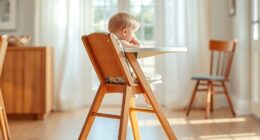 safe proper high chair setup