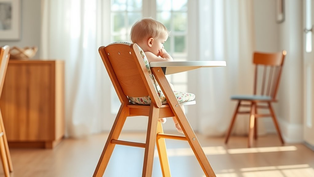 safe proper high chair setup
