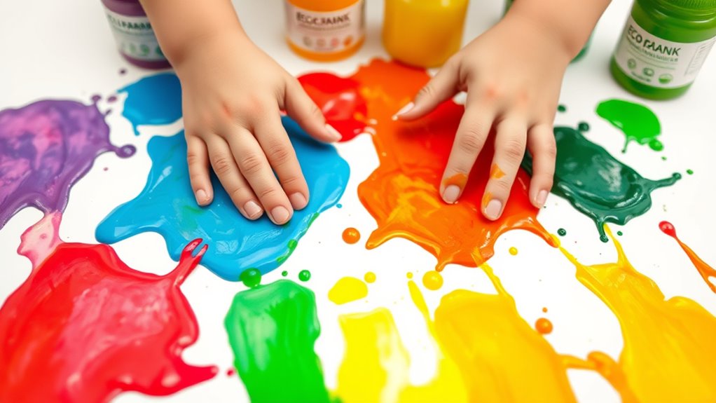safe vibrant easy clean paints