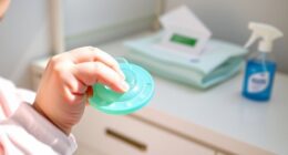 sanitize pacifiers regularly