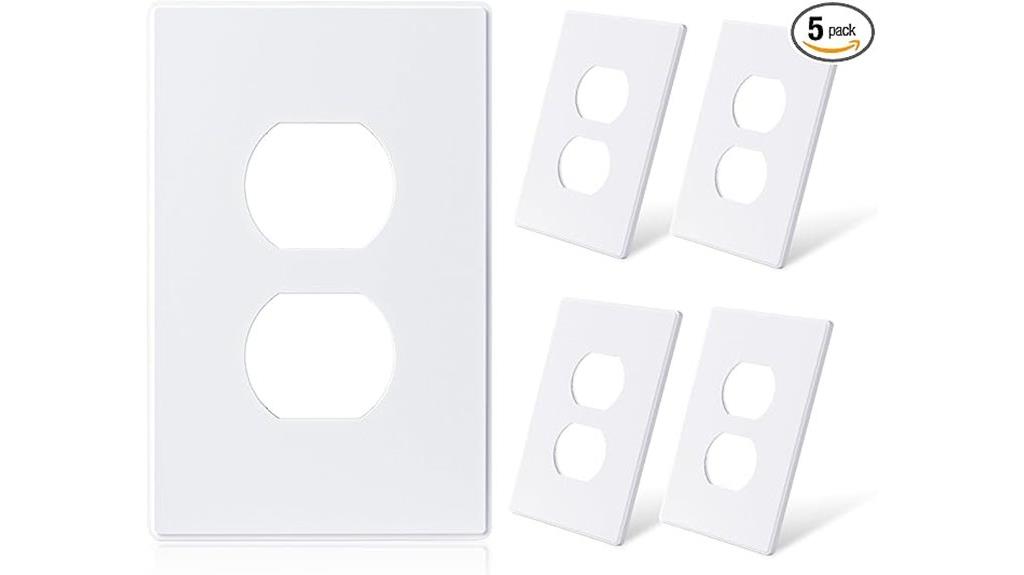 screwless wall plate pack
