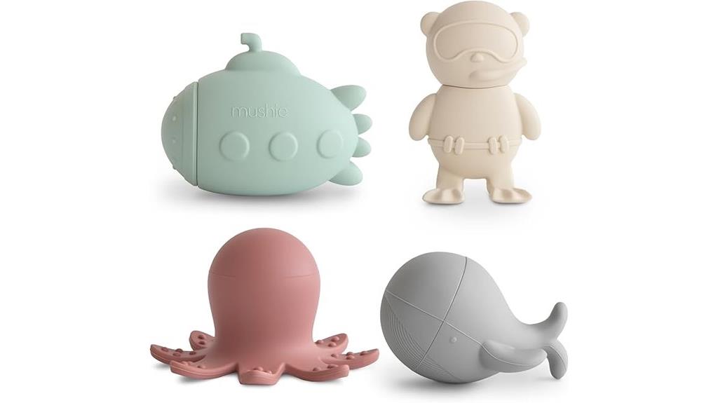 sealife bath toy set