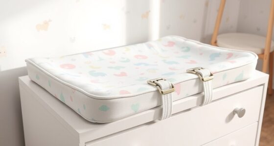 secure baby changing pads