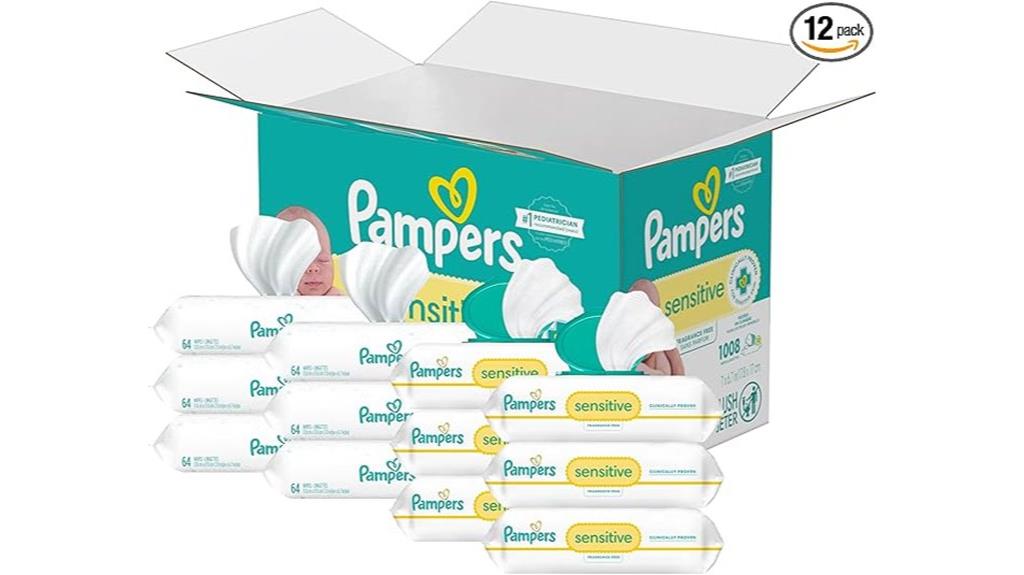 sensitive baby wipes pack