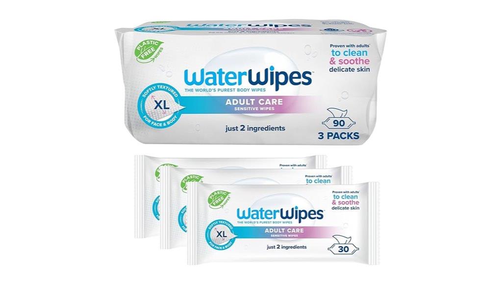 sensitive body wipes pack