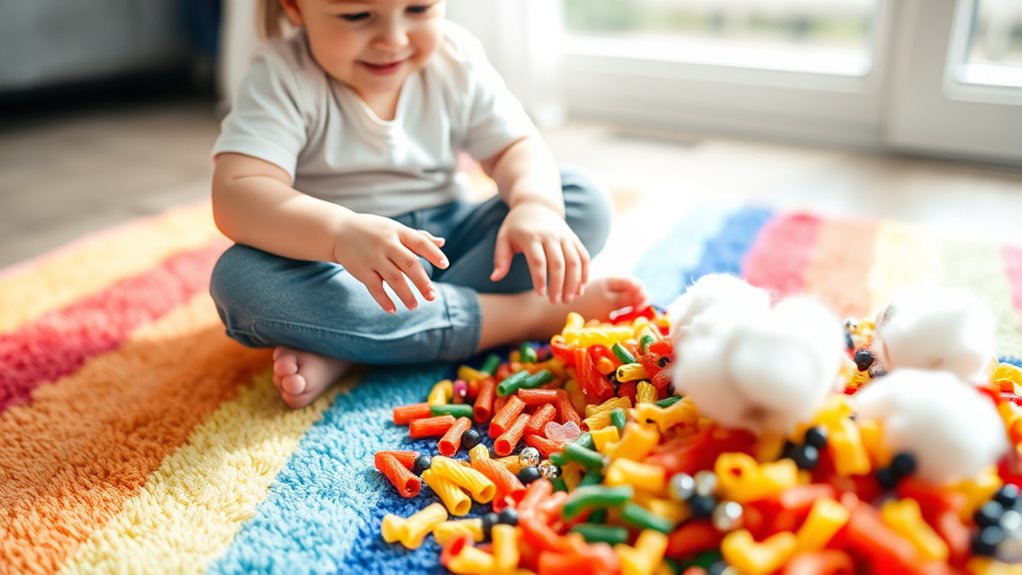 sensory bins promote development