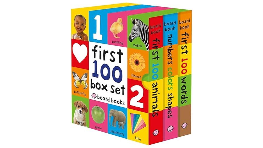 set of three board books