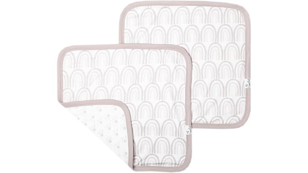 set of two baby blankets