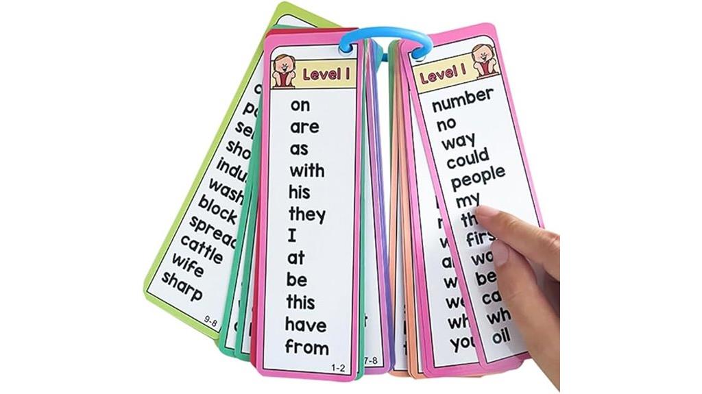 sight word flashcards for learning
