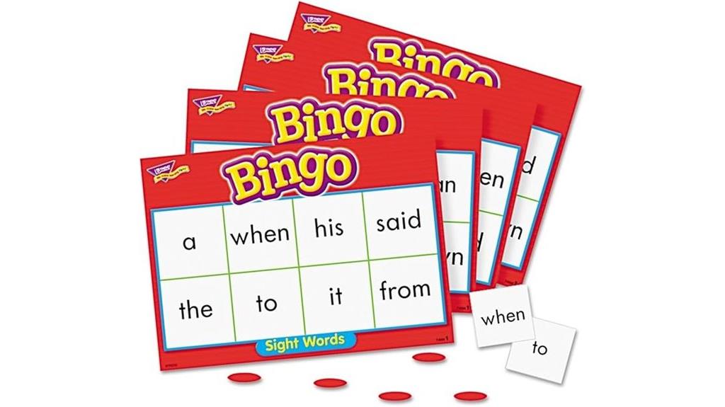 sight words level 1 bingo