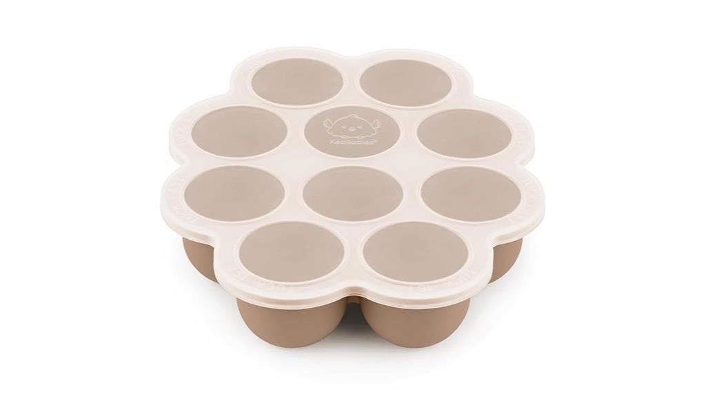 silicone baby food storage