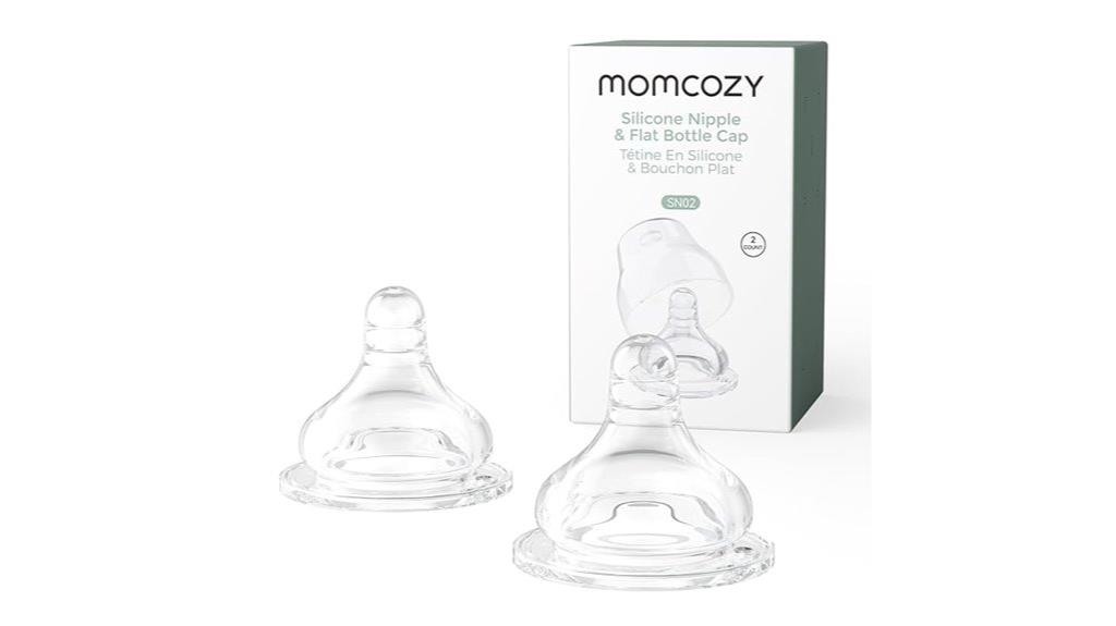 silicone baby nipple pack