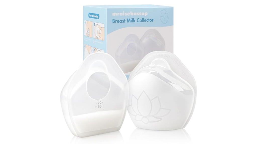 silicone breast milk collector