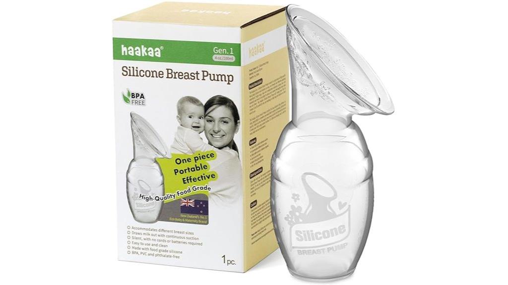 silicone clear 4oz pump