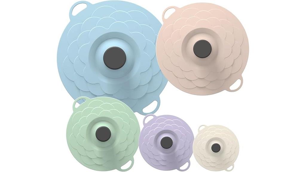 silicone food storage lids