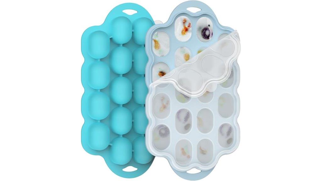 silicone freezer tray pack