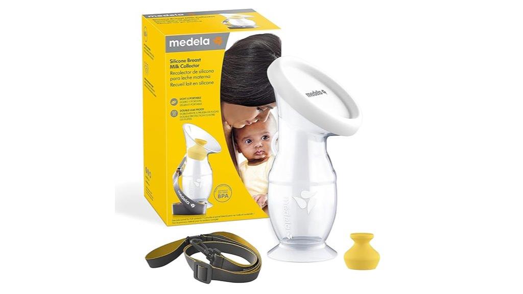 silicone milk collector device