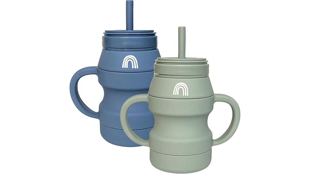 silicone transition cups set