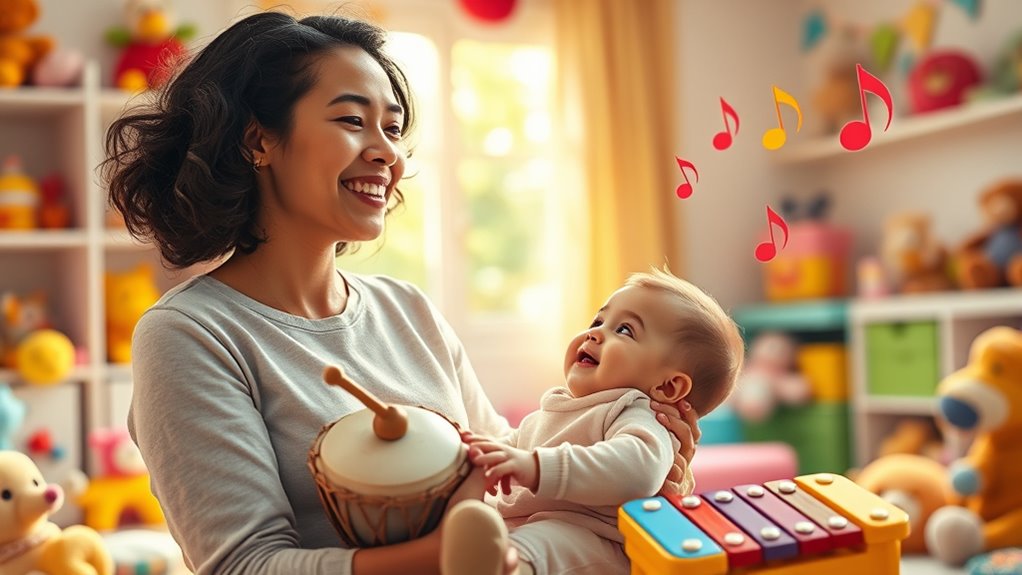 singing enhances baby language development