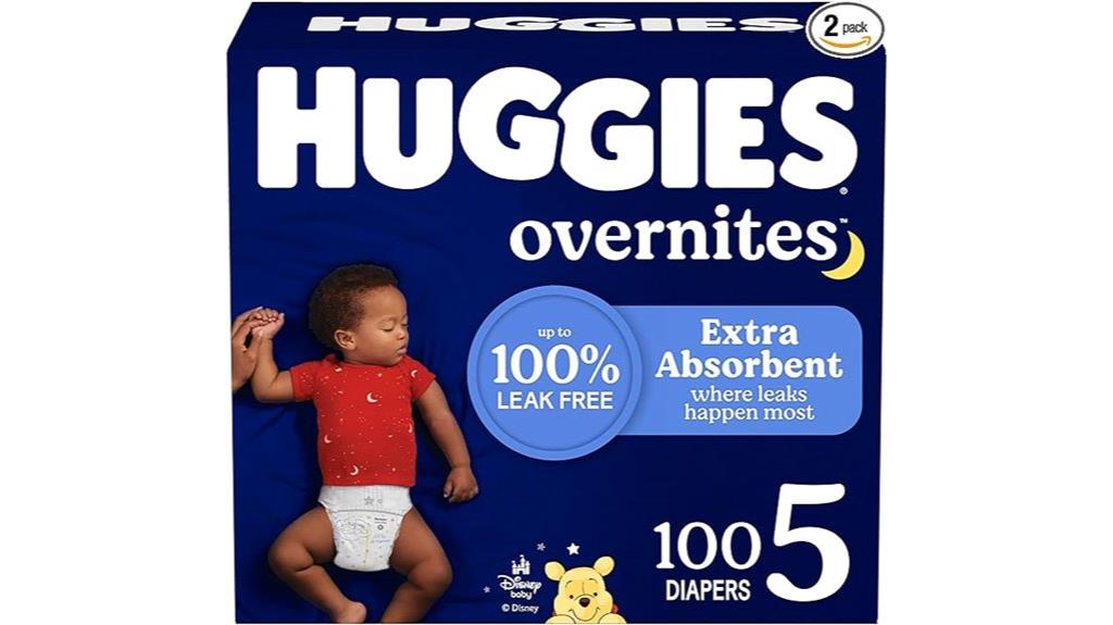 size 5 overnight diapers